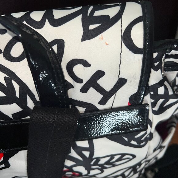 Coach Floral Graffiti Canvas Backpack - Matching Wallet Sold Separately - Picture 9 of 10